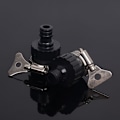 Miniatyrbillede 3 af 8: Universal vandhane adapter plastik slange fitting hurtig forbindelse Black