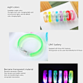 Miniatyrbillede 8 af 8: LED lysende armbånd 7 farve lys boble flash armbånd Runni F