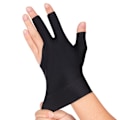 Miniatyrbilde 4 av 8: Spandex Snooker Billiard Cue Glove Pool Venstre Hand Åpen Tre Fi Red 1PC Left Hand