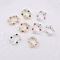 Miniatyrbillede 6 af 8: 5 stk 3D Rhinestone Krystal Neglekunst Garland Pearl Dangle Charms 15
