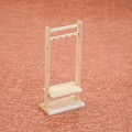 Miniatyrbillede 1 af 8: 1:12 Dukkehus Mini knagerække Tøjstativ Beklædningsgenstand F