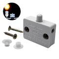 Miniatyrbillede 2 af 8: Garderobe Lysafbryder Dør Touch Switch Automatisk Belysning Cabi White