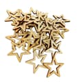 40 mm Trästjärnor Ornament (40-pack)