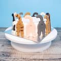 Miniatyrbillede 4 af 5: Kat Småkageforme 3 stk., Søde Biscuitforme Småkageforme, DIY Bagehåndværk Biscuitforme Katteform Mønster Til Kagedekoration