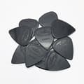 Svarta 1,50 mm 12 st halkfria nylonplektrum för akustisk elgitarr