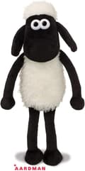 Pehmolelu Shaun the Sheep musta ja valkoinen aikuisille ja lapsille