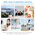 Miniatyrbillede 7 af 8: Vlogging Video Kit med Tripod Mikrofon LED Lys Telefonholder