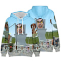 Miniatyrbillede 1 af 3: Børns Populære Hip Hop Hoodie Mode Skibidi Toilet Trøje C C 120cm
