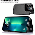 Miniatyrbillede 5 af 7: iPhone 13 Pro Max Stødsikkert Cover Kortholder 3-RUMS Flippr