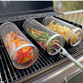 Miniatyrbilde 1 av 7: Grillkurv i rustfritt stål med nett 20CM