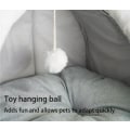 Miniatyrbillede 4 af 5: Søte kattesenger til innendørs katter hunder, komfortabel kattehule kattehus for soving