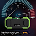 Miniatyrbild 7 av 10: 5000mAh Vevradio Vattentät Nödradiotelefon Solhögtalare - Perfet green