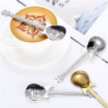 Miniatyrbilde 4 av 5: Sett med 6 rustfrie dessertskjeer, teskjeer, kaffeskjeer, rustfrie gitarskjeer