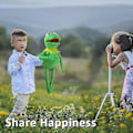 Miniatyrbild 4 av 5: Kermit the Frog Hand Puppet, Frog Plush, The Muppets, Soft Frog Puppet Suitable for Role Play - Green, 61 cm - yuyu