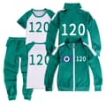 Squid Game, Training Uniform, Complete Set Including Workwear 120 120 120 120 120-FF- 120 110
