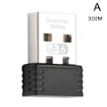 Pikkukuva 1 / 5: 650 Mbps Mini USB Wifi-sovitin langaton verkkokortti 802.11AC D 2.4GHz 300M one-size
