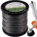 Miniatyrbillede 1 af 11: 100m Trimmertråd / Trimmerline - Line til Trimmer - 2,4mm 566