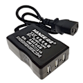 Miniatyrbilde 1 av 9: 3-porters ladeadapter E-sykkel Elsykkel DC-omformer DC36V 48V 72V 120V til 5V 2.1A USB-lader for telefon Nettbrett GPS-XF3-