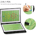 Miniatyrbillede 3 af 5: Foldbar fodboldtræningsplade magnetisk taktikbræt med strategibræt med markørbrikker og 2-i-1 pen - XF9-