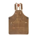 Miniatyrbild 1 av 9: Carpenter Apron in Waxed Canvas for Men and Women | Durable Work Apron with Pockets | Lower Back Straps | Adjustable Tool Apron-XF9-
