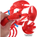 Miniatyrbillede 4 af 5: Legetøjs Hummer Gummi, Hummer Form Simulering Blød Gummi Model