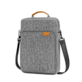 Miniatyrbillede 1 af 5: Laptop Taske Crossbody Taske Grå Grå M