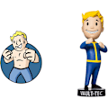 Pikkukuva 2 / 3: Kreativiteetti Fall_out bobblehead keräilyfiguuri vinyylinukke lahja luova lelu, bobblehead-nukkelelu poj b don't shake