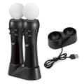 PS4 VR Move Motion Controllers med dubbelladdare - Förbättrade spelkontroller för virtuell verklighet-FF-