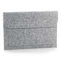 Pikkukuva 1 / 2: BagBase Filt Laptop/Dokument Kuori/Suojus Yksi Koko Harmaa Melange Grey Melange One Size