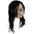 Miniatyrbillede 2 af 5: Molezu Momo Maske Uhyggelig Maske, Cleepy Maske Monster Maske, Gyserkostumer Fest Gummi Latex Maske til Halloween Voksen