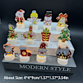 Miniatyrbillede 2 af 7: 2 ST jule elektronisk lyslys natlys 9 9 9 9