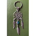 Miniatyrbillede 2 af 3: Nøglering Drømmfänger ROSA/BLÅ Mandala Buddhisme New Age multicolor