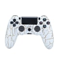Pikkukuva 1 / 3: Langaton peliohjain PS4-peliin kaiuttimella ja stereo kuulokeliitännällä - Valkoinen halkeama-XF14- White Vit