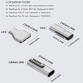 Miniatyrbild 5 av 5: Typ-C Hona till Magsafe 3 Adapter USB-C Magnetisk Omvandlare Middle Bend Middle Bend