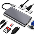 Pikkukuva 1 / 5: Typ-c -telakointiasema 11-in-1 Multi-in-1 Usb-keskitin