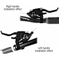 Miniatyrbillede 5 af 5: Cykelgear, 3 x 7 gear til MTB, med bremsekabel og hastighedsindikator.-XF4-