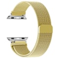 Pikkukuva 1 / 5: Milanese loop -ranneke Apple Watch -rannekkeeseen 44mm 40mm 45mm 49mm 41mm 38mm 42mm 44mm Rannekoru iwatch Series 9 3 6 5 SE 7 8 Ultra 2 starlight - kulta gold gold gold 42mm/44mm/45mm/49mm