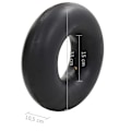 Miniatyrbillede 9 af 9: vidaXL Dæk og inderslange til sækkevogn 4 stk. 15x6.00-6 4PR gummi Black Svart