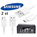 Miniatyrbillede 1 af 7: To (2) stk. originale Samsung USB-C datakabler til opladning white