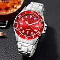 Miniatyrbilde 5 av 5: Business Lysende Kvarts Klokke Herreklokke Ny Klokke Grønn Submariner Klokke Blue