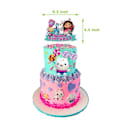 Miniatyrbilde 2 av 4: Gabby's Dollhouse bursdagsdekorasjonsbanner ballong