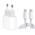 Miniatyrbild 1 av 5: Samsung Snabbladdare - Adapter + Kabel 20W USB-C 2m