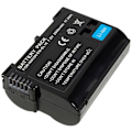 Miniatyrbilde 1 av 5: For Nikon D7000 7.0V 2550mAh kamerabatteri kode: EN-EL15 black