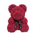 Miniatyrbilde 1 av 3: Rose Bjørn Ros Blomst Bamse til Jubileum Bursdager Bryllupsdusjer Kjæreste Kone Mødre Ny wine red