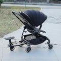 Miniatyrbilde 2 av 5: Universell 2-i-1 barnevogn ståbrett med avtagbar sete Second Child Artefact Child Rider Barnevogn A