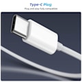Pikkukuva 3 / 5: Fonken langalliset kuulokkeet iPhone 15 Pro Max:lle, korvakaiuttimet, Type-C, mikrofonilla, bassolla, stereokuulokkeet, ei Bluetooth