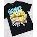 Miniatyrbillede 3 af 6: SpongeBob SquarePants Barn T-shirt til børn/drenge Dude 5-6 år Sort/Hvid/Gul 5-6 Years Black/White/Yellow