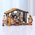 Pikkukuva 2 / 5: Jouluseimi hahmoilla, The Real Life Nativity, Jouluseimi kotitoimistoille, puutarhoille, sisä- ja ulkokoristeluun, Jeesuksen syntymäseimi