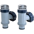 Miniatyrbild 1 av 4: Intex 2-pack kolvventil för ovanjordspool med packningar och muttrar - XF4 -