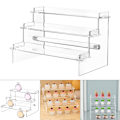 Miniatyrbilde 2 av 8: Akryl Display Stativ Hylle 3 Etasjer Trinn Oppbevaringsstativ for Cupcakes Smykker Parfymer Organizer Display Hylle Stativ